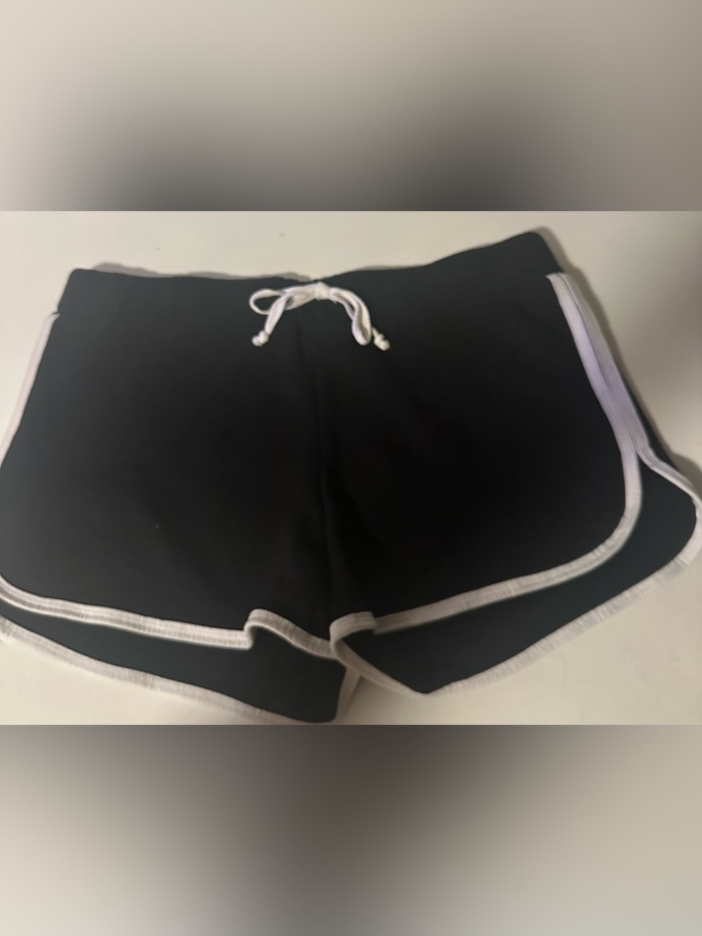 Boxercraft Black Women's Athletic Shorts with White Trim